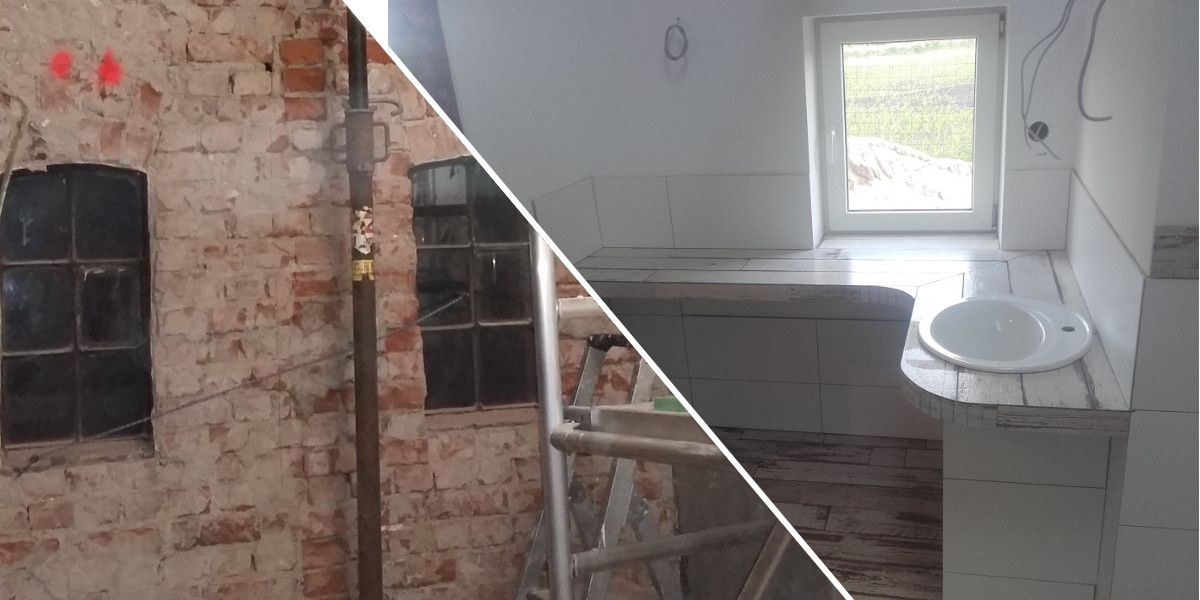 Badsanierung Vorher Nachher