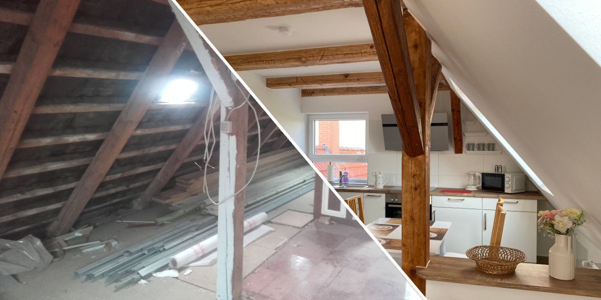 Ferienwohnung Sanierung Vorher Nachher